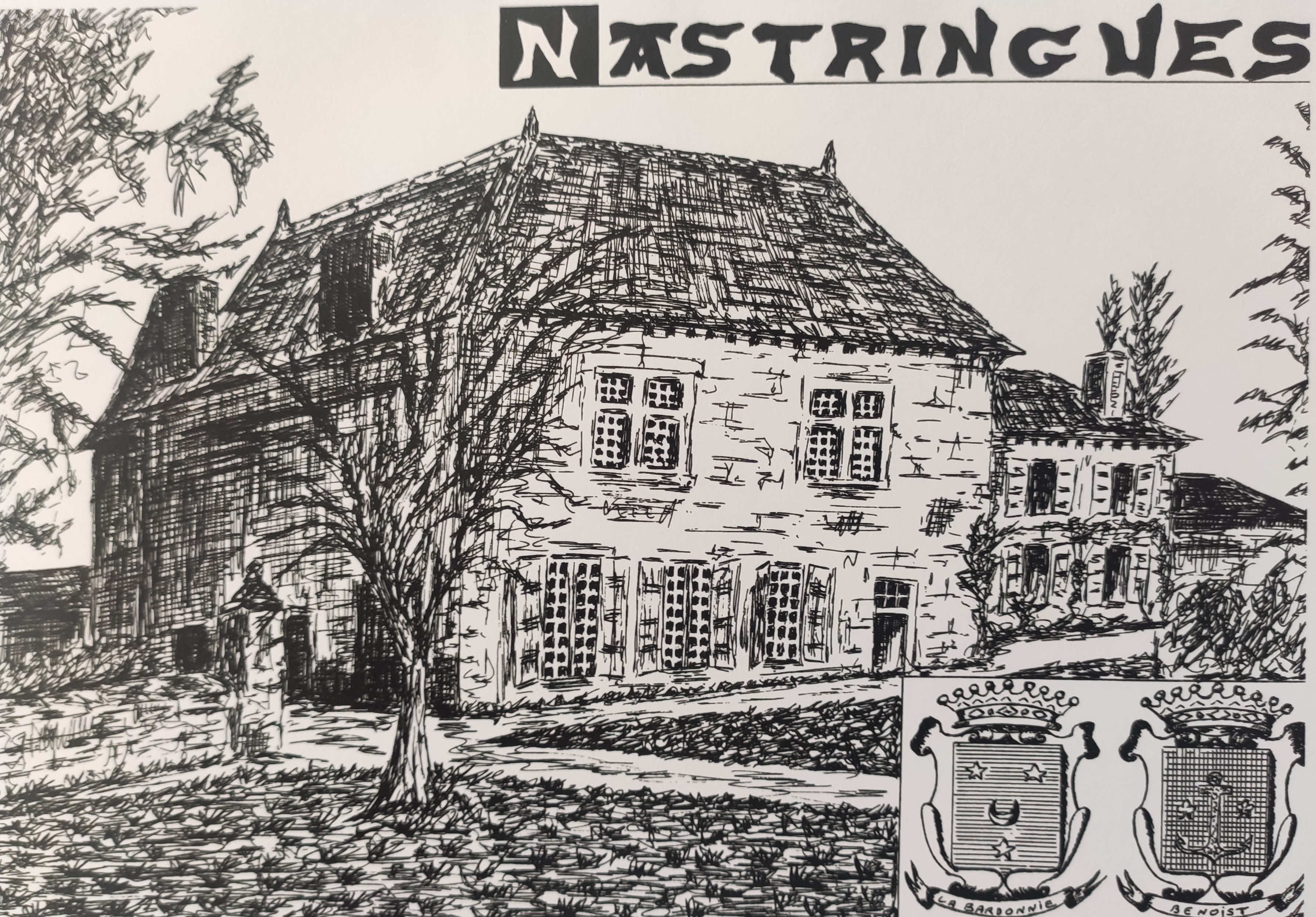 Nastringues gravure ancienne
